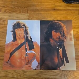 Double Sided Sylvester Stallone Rambo‎ Poster 22"x16"